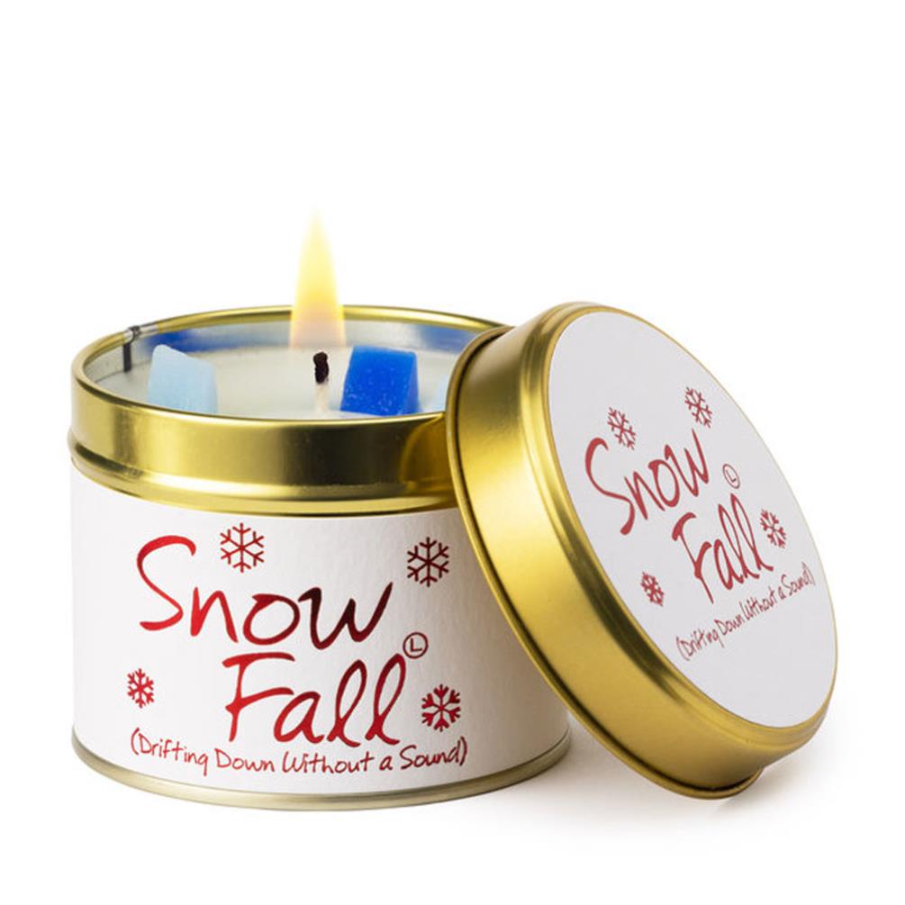 Lily-Flame Snow Fall Tin Candle £9.89